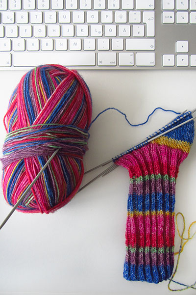 Socken aus Rellana Wolle