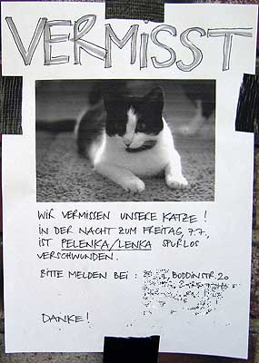 Uns ist der Name bekannt. 