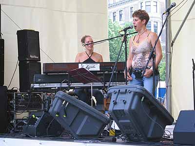 Kat Baloun & the Alleycats auf dem Bergmannstraßenfest